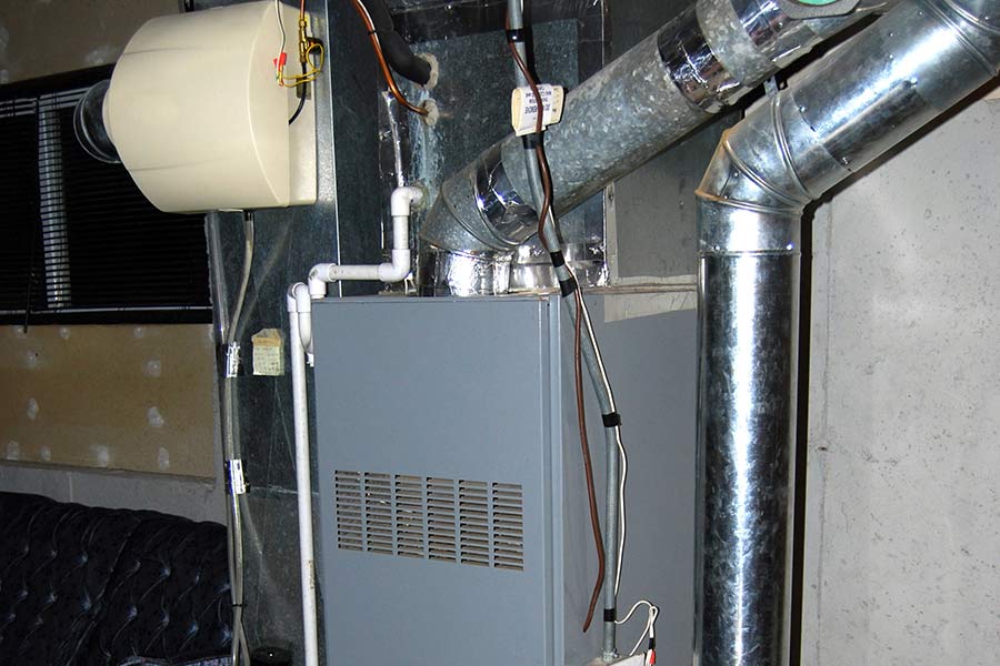 Professional furnace replacement service with new heating equipment in Arlington, TX