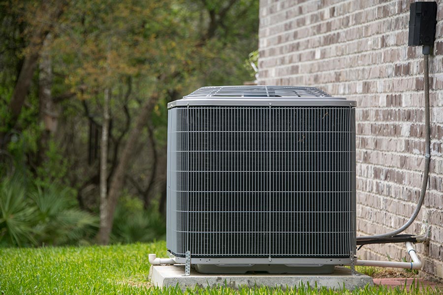 Residential heating equipment serviced during a repair visit in Arlington, TX